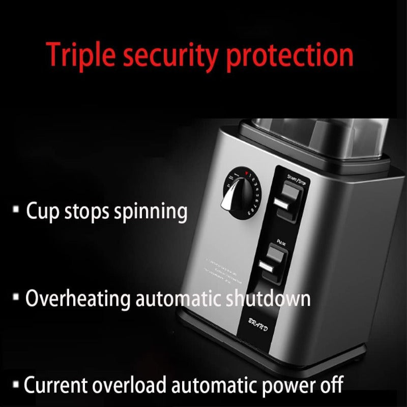 74.39oz Blender Milkshake Machine | 1000W Glass Cup Blender, Commercial Ice Crusher, Automatic Silent Blender with Lid, Suitable for Home Use, Compact Design, Easy to Clean, High-speed Motor, Extractor, Food Processor