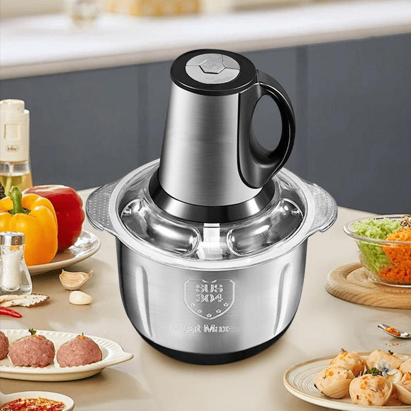 Electric machine Meat grinder, Food Processors, Meat Grinder 4 Bi-Level Blades, mixer grinder electric, Mini Electric Food Chopper, for Baby Food, Meat, Onion, Vegetables