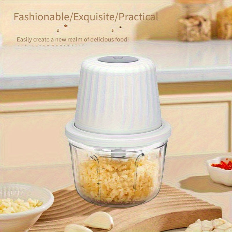 Wireless Electric Food Processor - Multi-functional Household Meat Grinder And Vegetable Chopper For Baby Food, Say Goodbye To Tedious Manual Operation, A High-efficiency Kitchen Essential
