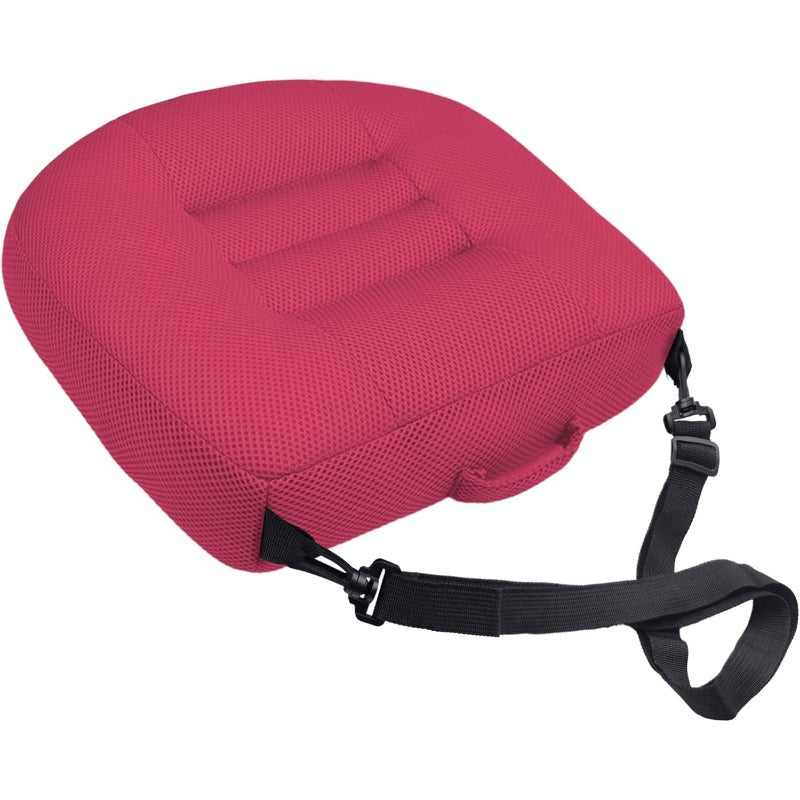 Universal Booster Seat Cushion with Adjustable Height Breathable Mesh Portable Design with Straps Imp Vision Imp Sitting Posture Str Relief Driving Office Family Outdoor - Pink, Car Seats, Car Seat Covers, Car Seat Protectors, Car Seat for