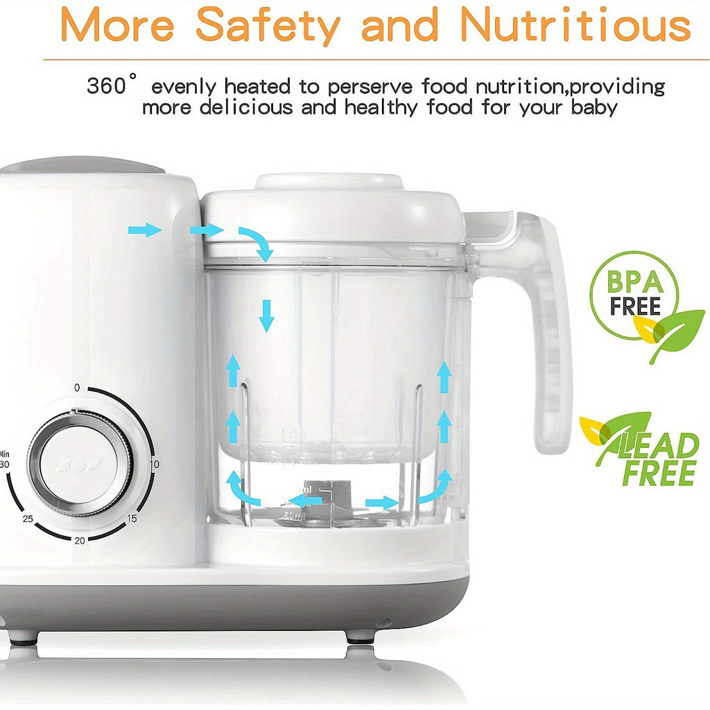4-in-1 Baby Food Processor 4-in-1 Multifunctional Baby Food Processor | Grinder Blender Baby Food Maker