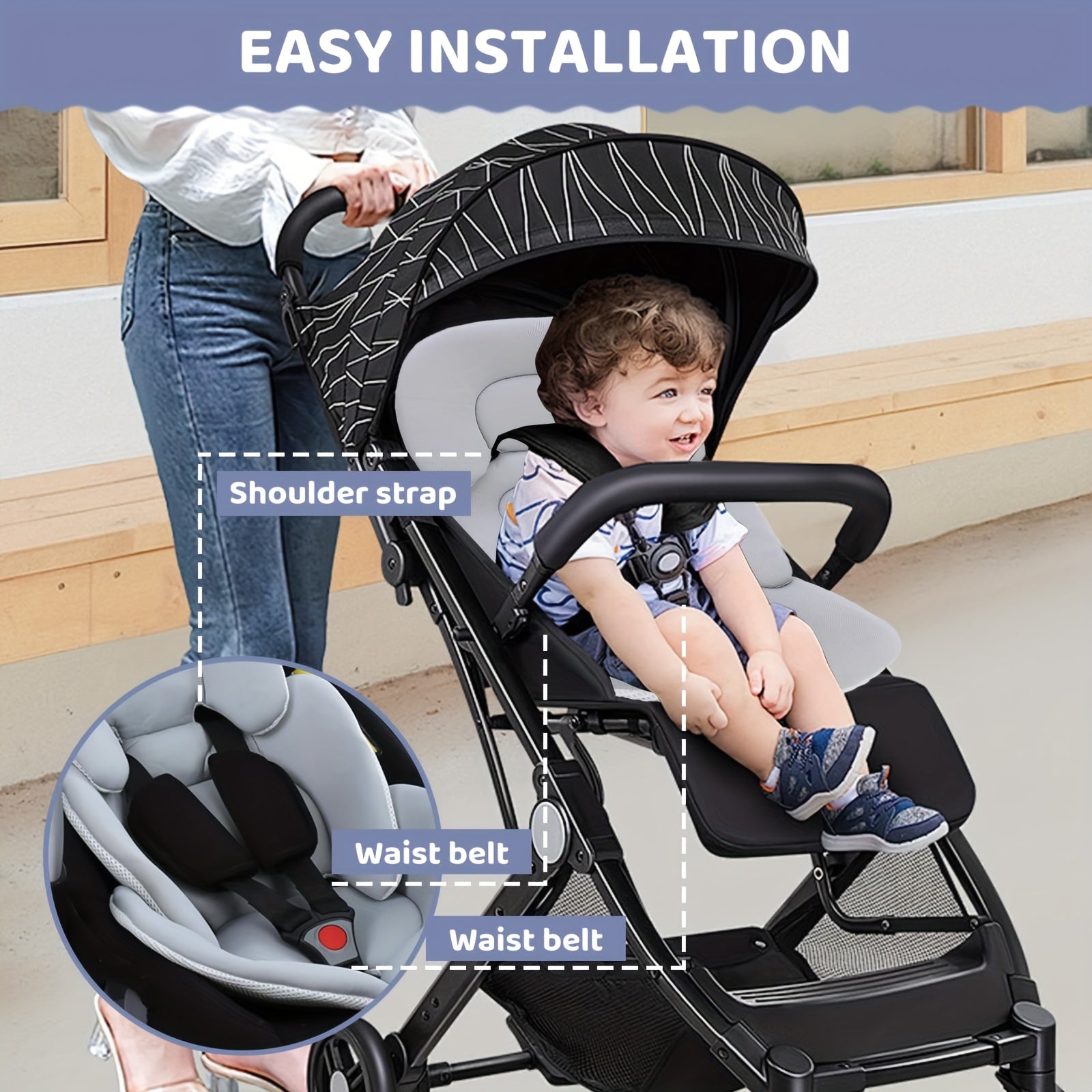 Breathable 3D Mesh Youngsters Support Cushion - Ergonomic Youngsters Insert with Soft Padding for Strollers, Car Seats, High Chairs - Portable, Comfort-Enhancing Design in Mixed Colors, Youngsters Lounger for Youngsters