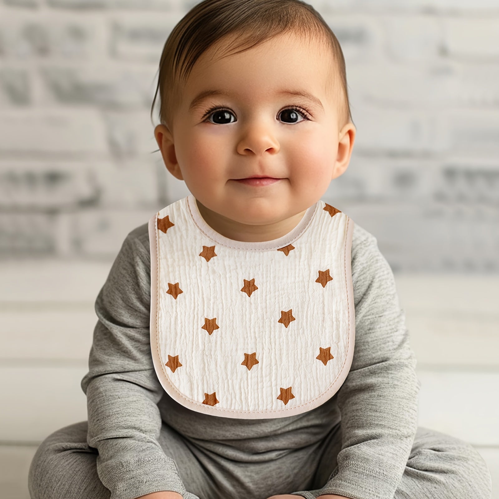 Muslin Bibs 10 Pack - Ultra Soft Drool Bibs for Teething, Absorbent Unisex Shower Gift for &, Snap Closure, Breathable Fabric, Machine Washable, Durable Material, New Parents