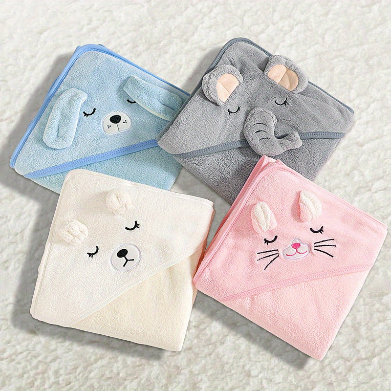 Hooded Baby Towels for Newborn Baby Bath Towel with Hood for Babies, Infant, Toddler and Kids, Large 31.5x31.5Inch, Soft and Absorbent Newborn Essential