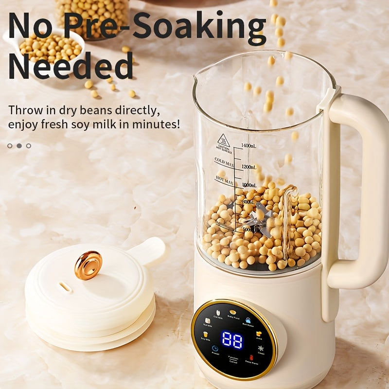 ESLAIE Soy Milk Maker - Multi-Function Automatic Heating Blender, Baby Food Maker, And Juicer For Home Use