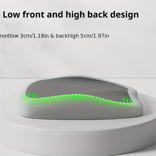 2pcs car seat booster and lumbar support set, made of soft memory foam for a comfortable and supportive fit. Improves driving visibility and is ergonomically designed. Suitable for over 99% of car models. 4 colors available