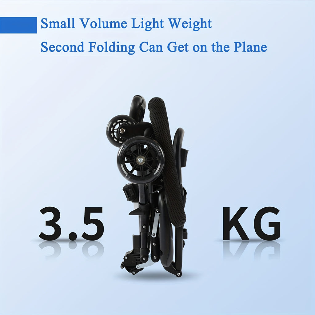 Baby Stroller | Subcompact Jogging Stroller, 360° Flip, Easy-to-Carry Travel Wagon for 1-6 Year Old, Lightweight, Carbon Steel Frame, and Mixed Color, with Canopy and Compact-Fold Feature