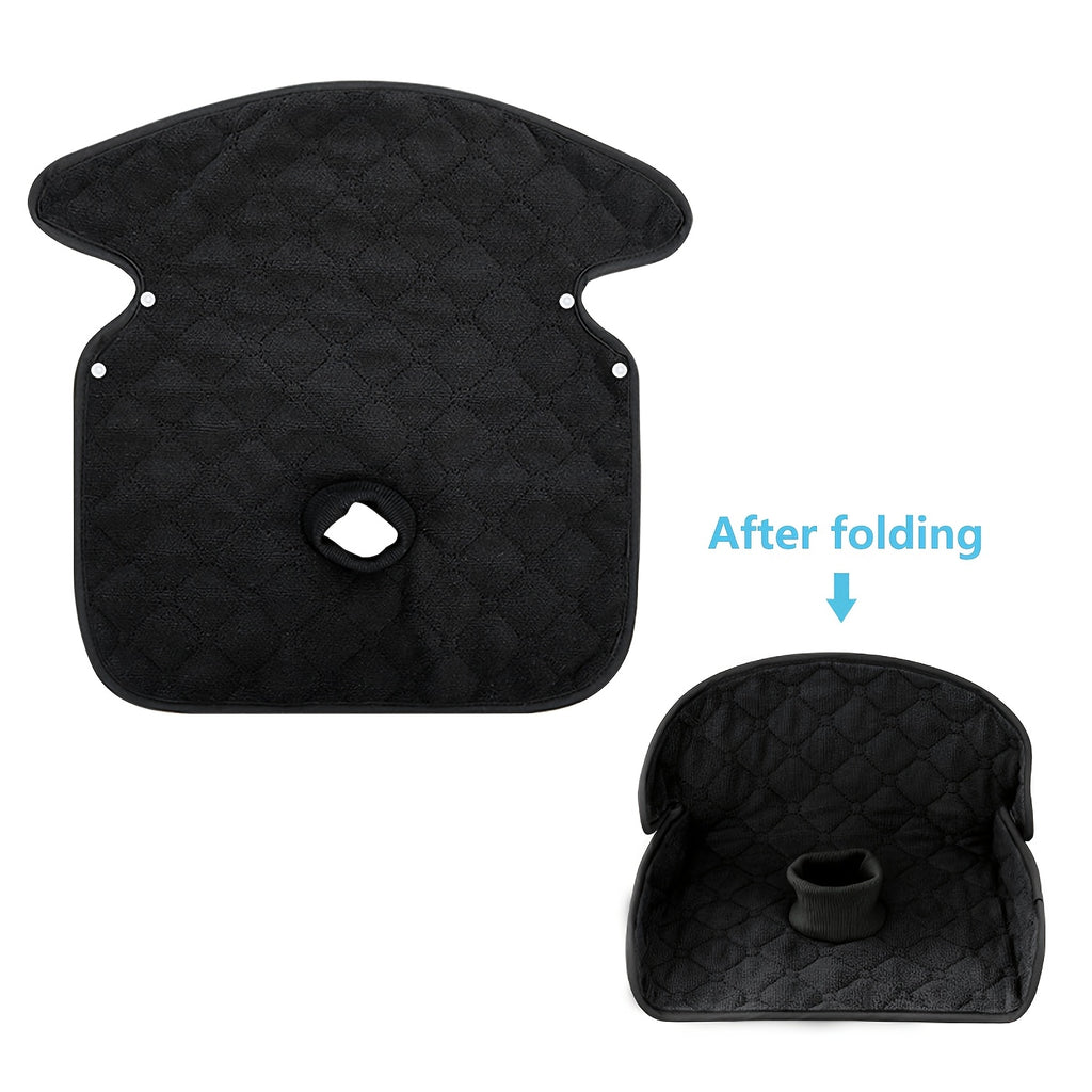 Adjustable Safety Cushion 1pc Adjustable Child Safety Seat Cushion | Soft Padded Ergonomic Stroller Pad with Hexagonal Breathable Design for Baby Carriers & Travel Gear, Mixed Colors