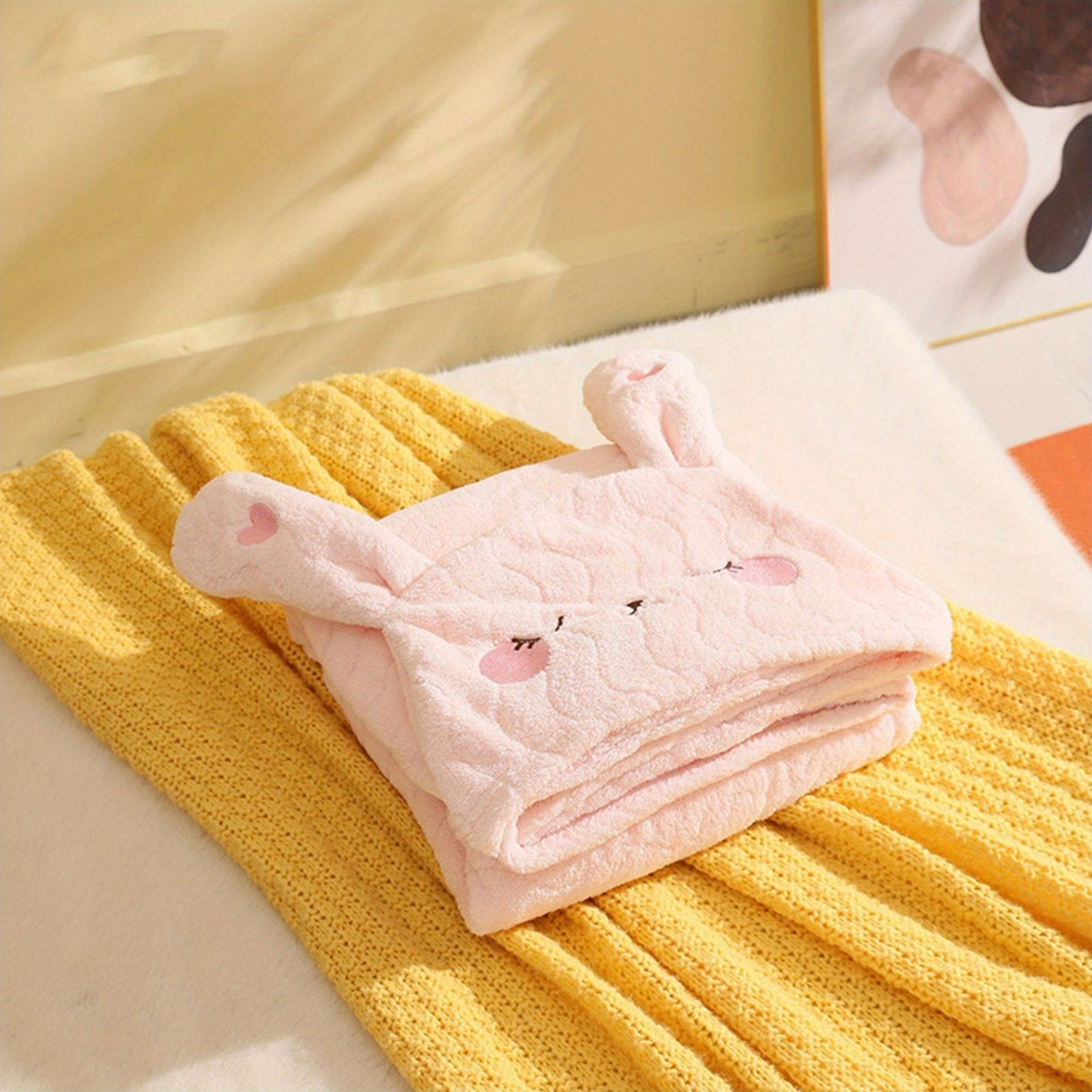 Kids Hooded Bath Towel Large Soft Highly Absorbent Quick Drying Animal Towels for Beach Sport Yoga SPA Fitness