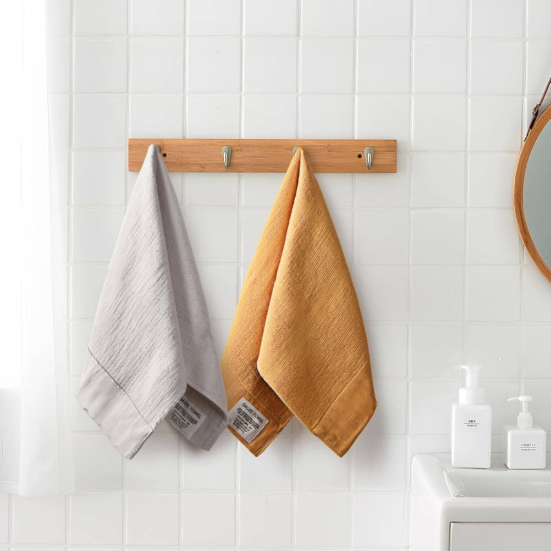 Gauze Bath Towel, Gauze is, Skin Friendly, Different Feeling, Comfortable Bathing, Worth Having, 99.99 Excluding Labels Quicker to Dry, Absorbent, 2 Set