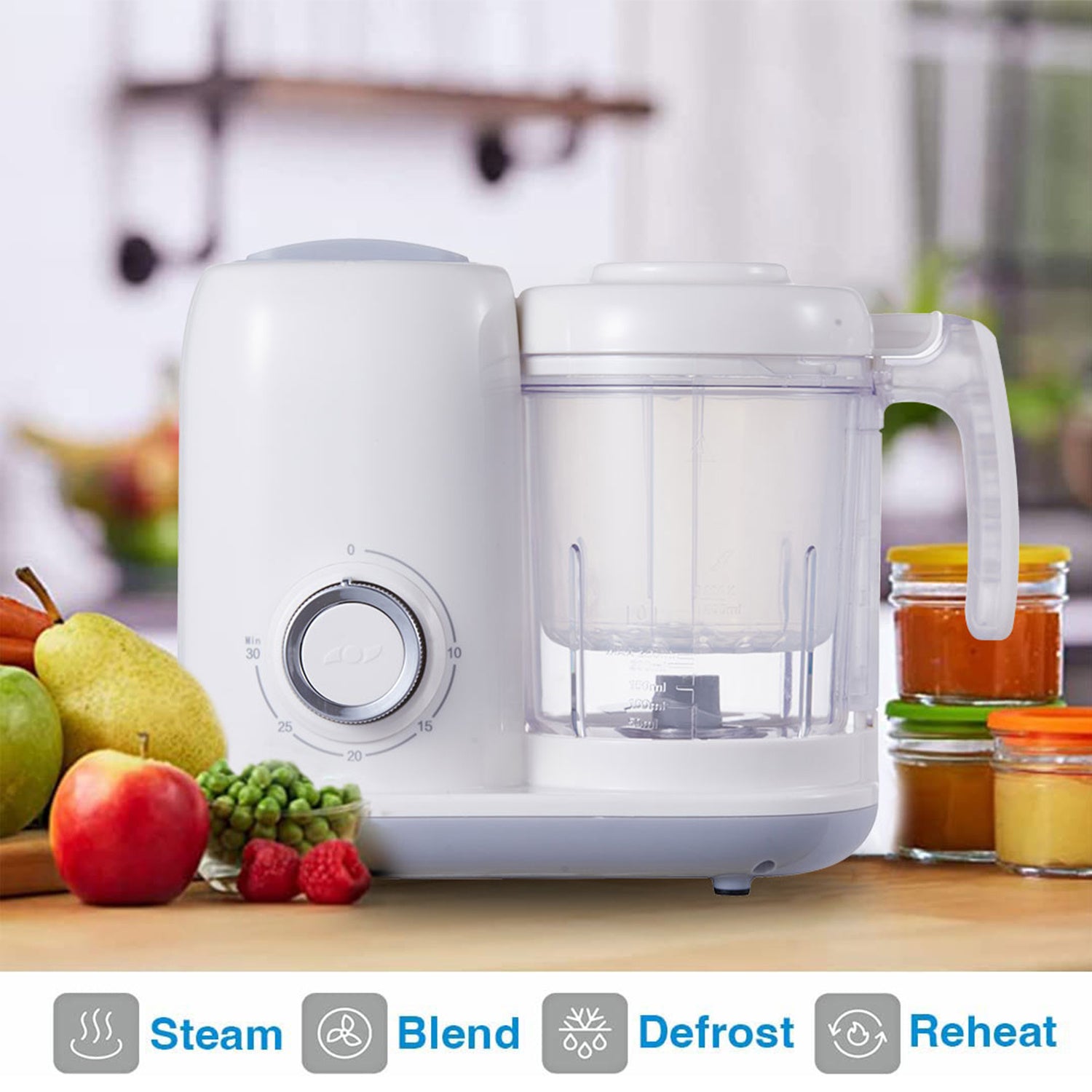 4-in-1 Baby Food Processor 4-in-1 Multifunctional Baby Food Processor | Grinder Blender Baby Food Maker