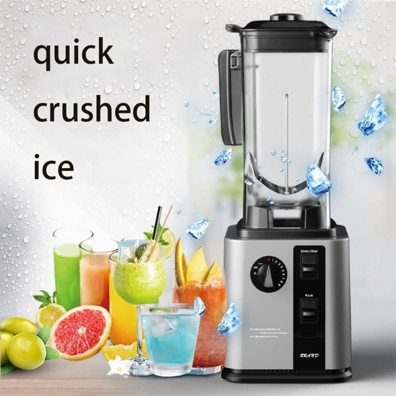 74.39oz Blender Milkshake Machine | 1000W Glass Cup Blender, Commercial Ice Crusher, Automatic Silent Blender with Lid, Suitable for Home Use, Compact Design, Easy to Clean, High-speed Motor, Extractor, Food Processor
