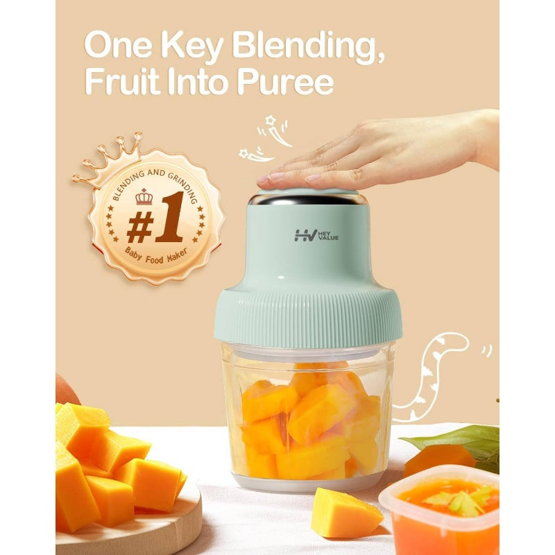 13-in-1 Food Maker Machine with Freezer Tray, Containers, Spoons & Spatula - All-in-One Fruit\u002FVegetable\u002FMeat Processor for Puree Blender, for Feeding (No Required)