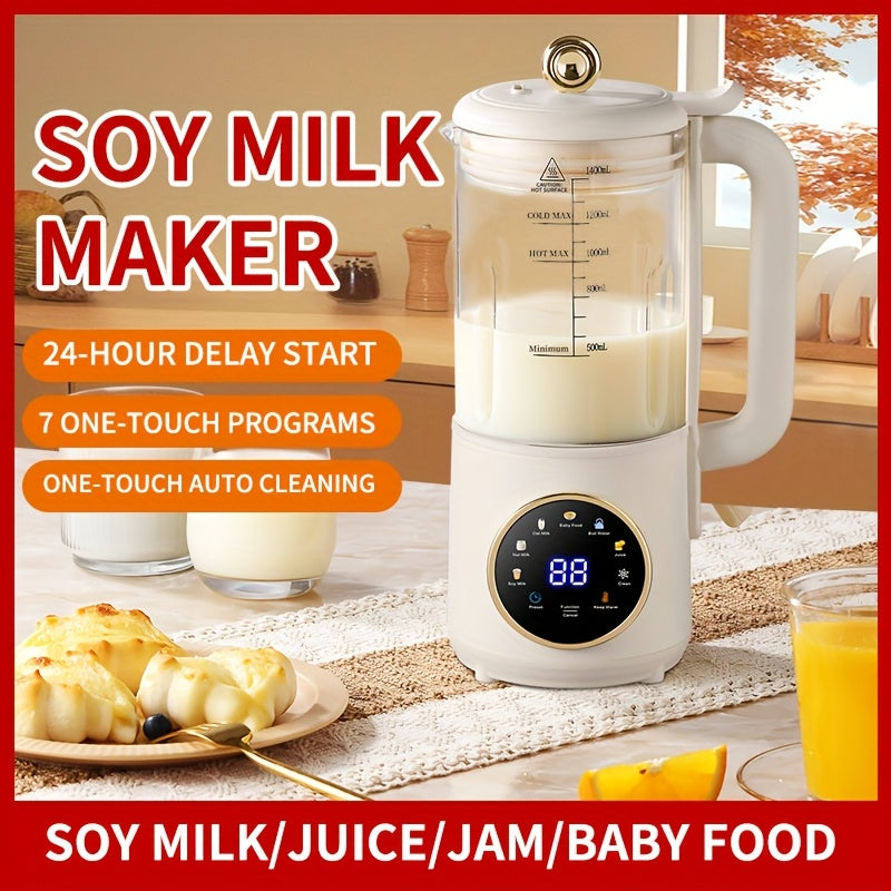 ESLAIE Soy Milk Maker - Multi-Function Automatic Heating Blender, Baby Food Maker, And Juicer For Home Use