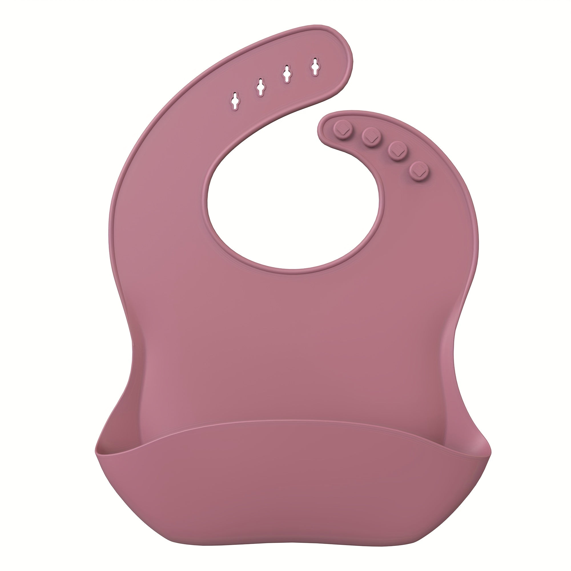 AI BEI PARENT CO. Soft Silicone Baby Bib with Food Catcher - Adjustable, Non-Messy Bib for Toddlers, Easy Clean, Durable & Stylish, Baby Bib High Quality, Toddler Feeding Accessory, Ergonomic Bib Design, Nonslip Bib