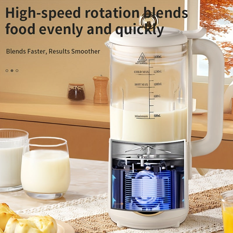 ESLAIE Soy Milk Maker - Multi-Function Automatic Heating Blender, Baby Food Maker, And Juicer For Home Use
