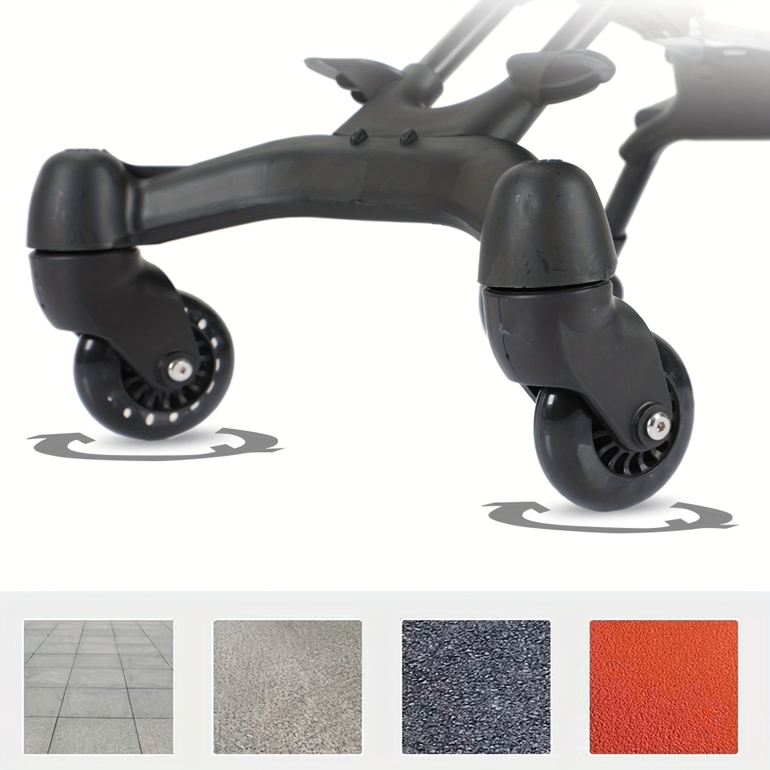 Baby Stroller | Subcompact Jogging Stroller, 360° Flip, Easy-to-Carry Travel Wagon for 1-6 Year Old, Lightweight, Carbon Steel Frame, and Mixed Color, with Canopy and Compact-Fold Feature