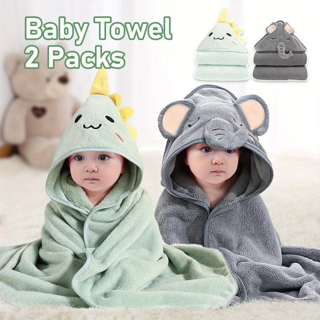 Hooded Baby Towels for Newborn Baby Bath Towel with Hood for Babies, Infant, Toddler and Kids, Large 31.5x31.5Inch, Soft and Absorbent Newborn Essential
