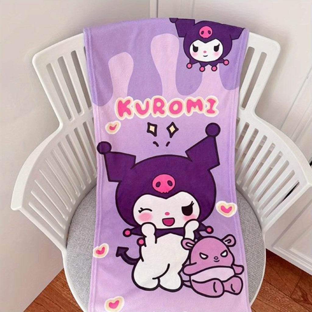 Sanrio for kuromi Bath Towels Super Absorbent Microfiber Hand Towels Soft Towels for Bathroom