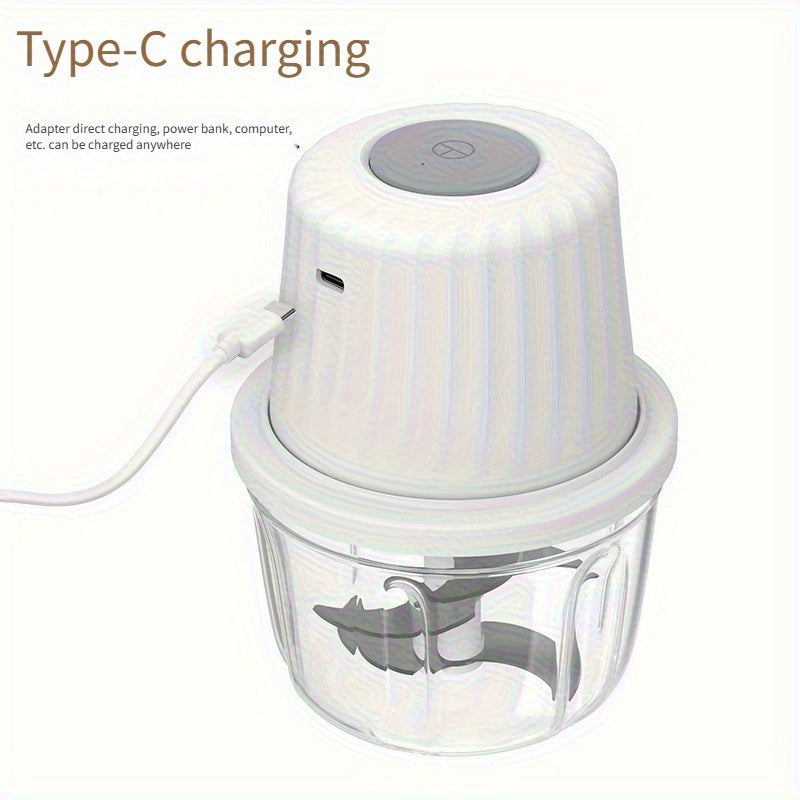 Wireless Electric Food Processor - Multi-functional Household Meat Grinder And Vegetable Chopper For Baby Food, Say Goodbye To Tedious Manual Operation, A High-efficiency Kitchen Essential