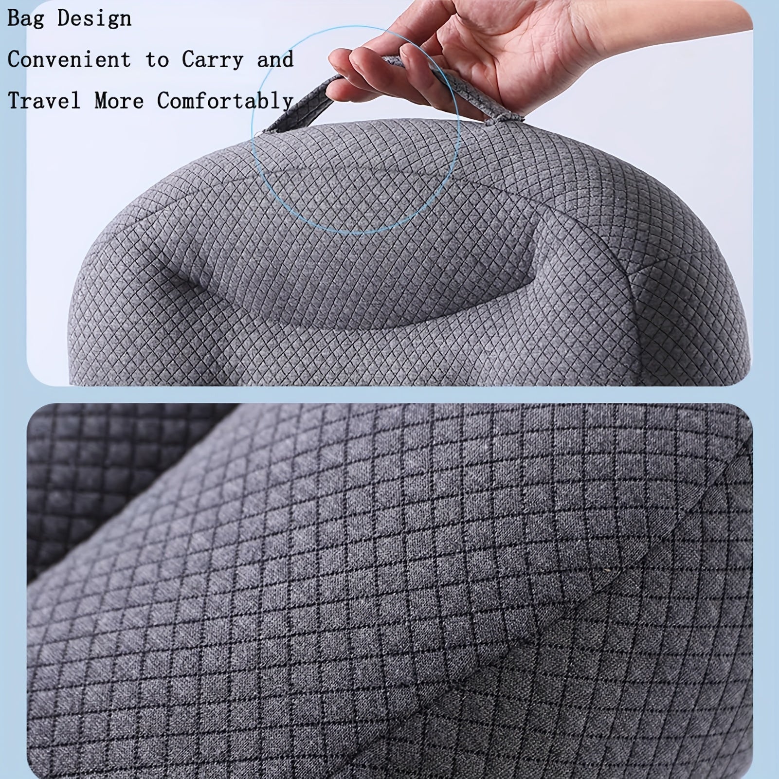 Portable Height-Adjustable Booster Seat Cushion with Thickened Mesh - Breathable Car, Wheelchair & Office Chair Pad Suitable for & s, Prolonged Sitting, Height Adjustment for better Driving\u002FWheelchair\u002FDesk Use