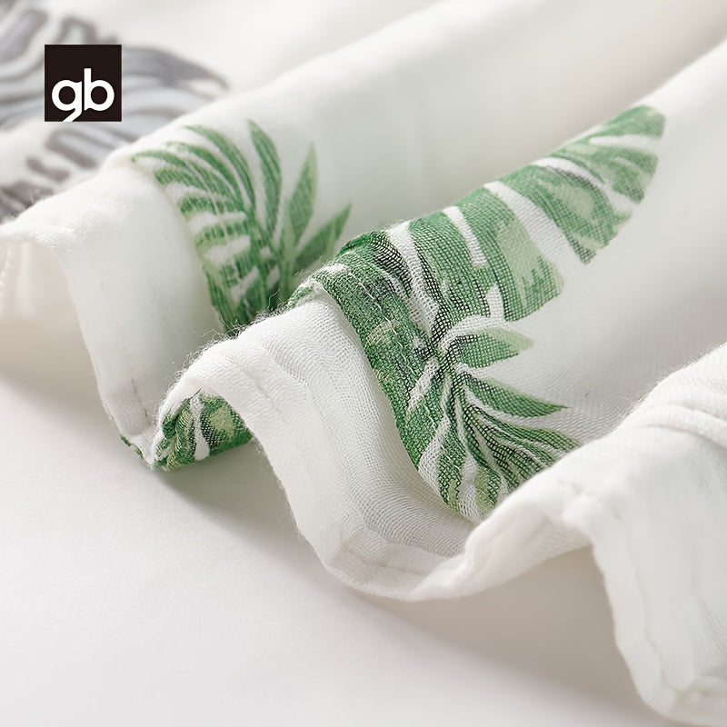 gb 2pcs Baby Gauze Blanket - 4-Layer Bamboo Cotton | 110x110cm\u002F43.3*43.3in | Ultra-Soft, Breathable & Absorbent | Multi-Use for Swaddling, Nursing, Play & Travel | Bright Color Options