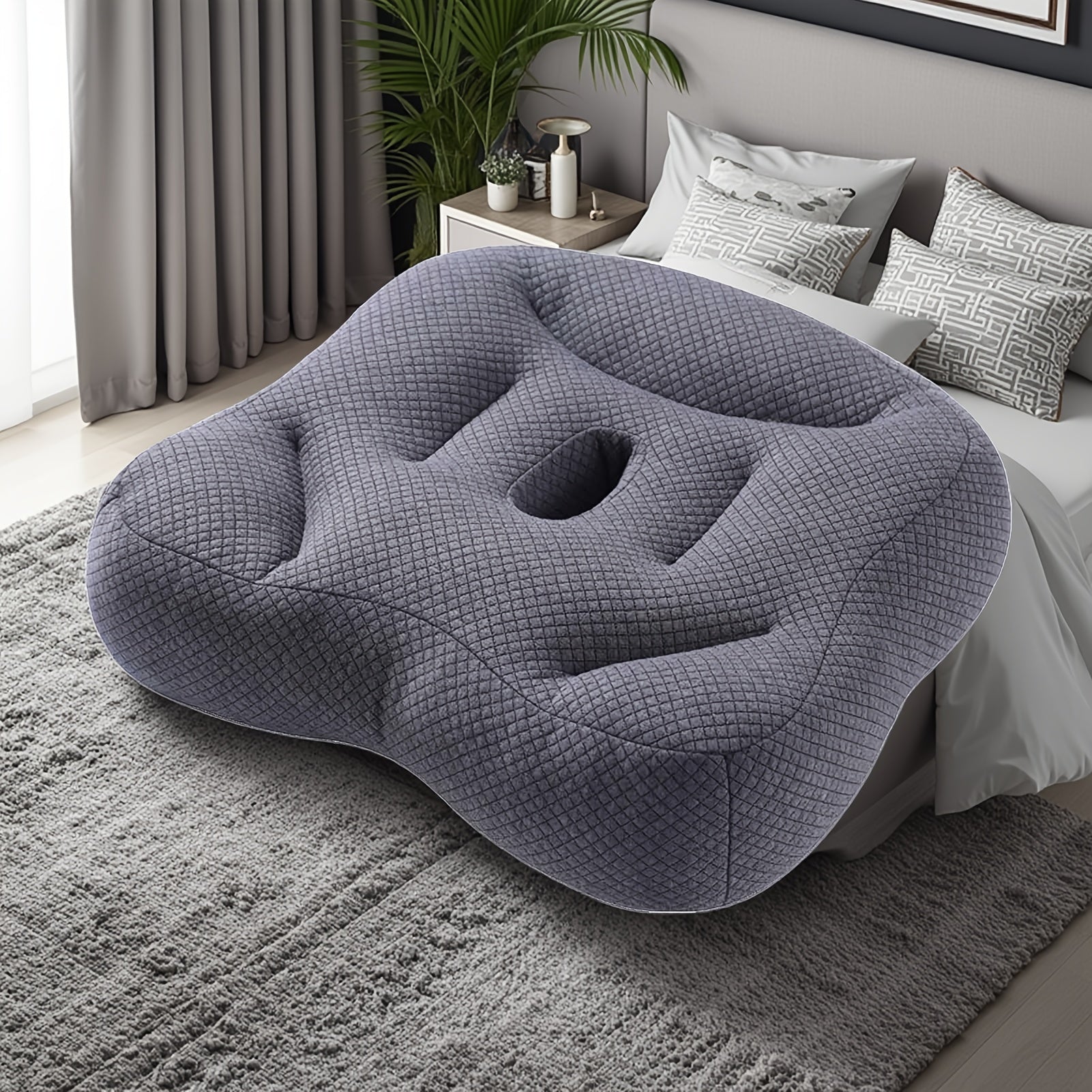 Portable Height-Adjustable Booster Seat Cushion with Thickened Mesh - Breathable Car, Wheelchair & Office Chair Pad Suitable for & s, Prolonged Sitting, Height Adjustment for better Driving\u002FWheelchair\u002FDesk Use