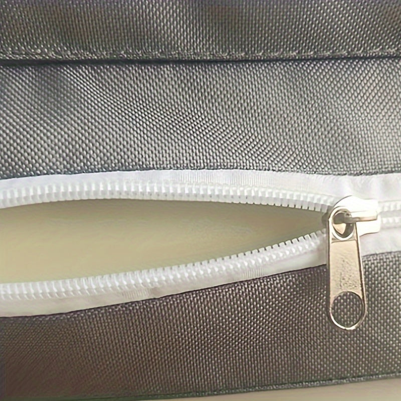 1pc Booster Seat Cushion with Removable Washable Cover & Adjustable Strap Compatibility - Portable Foldable High Chair Pad for Baby Chair, Travel, Home Use - Soft Padded Grey\u002FBlue Booster Car Seat Accessory (No Installation Needed