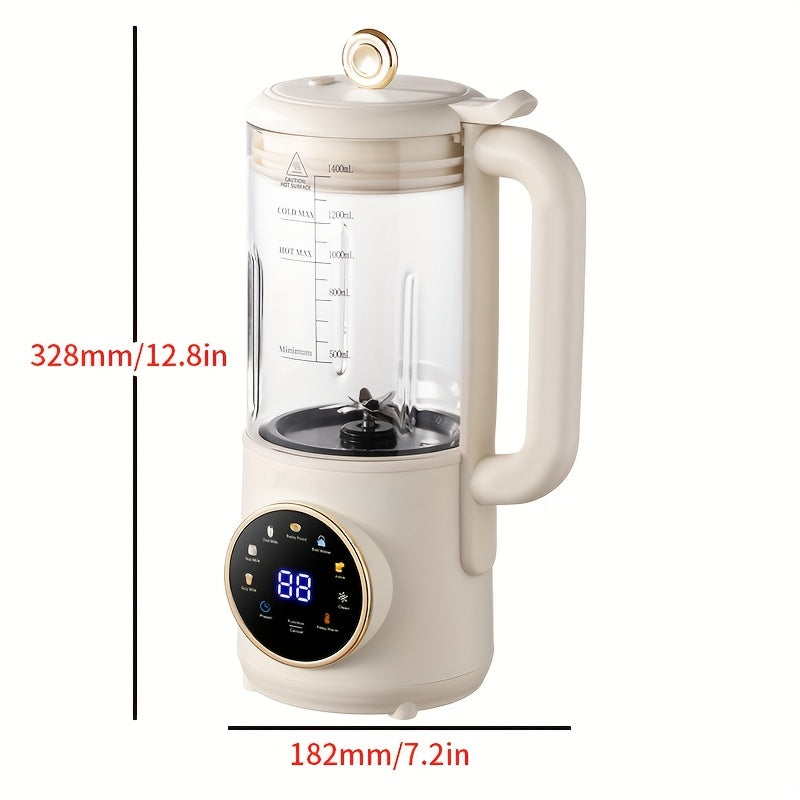 ESLAIE Soy Milk Maker - Multi-Function Automatic Heating Blender, Baby Food Maker, And Juicer For Home Use