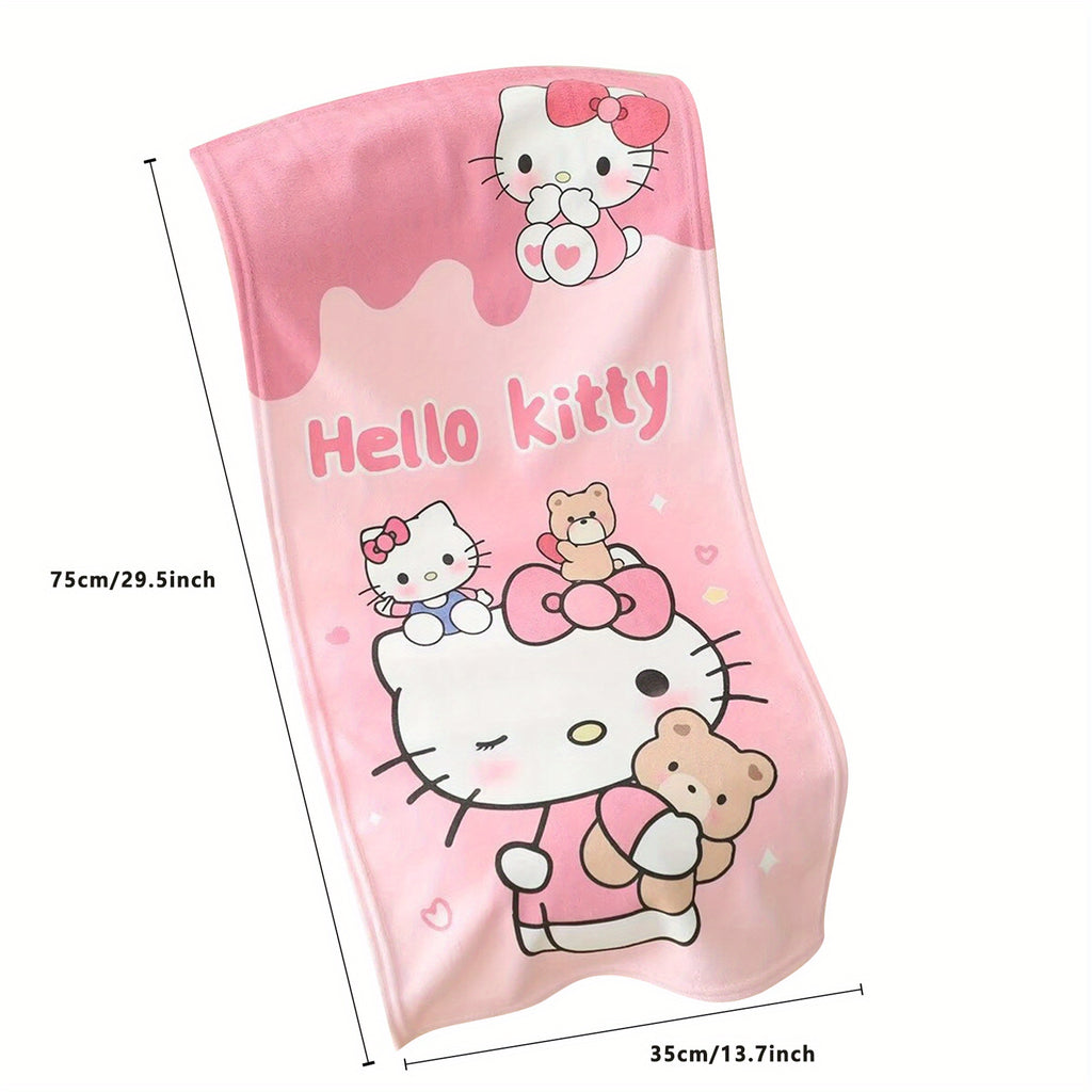 Sanrio for kuromi Bath Towels Super Absorbent Microfiber Hand Towels Soft Towels for Bathroom