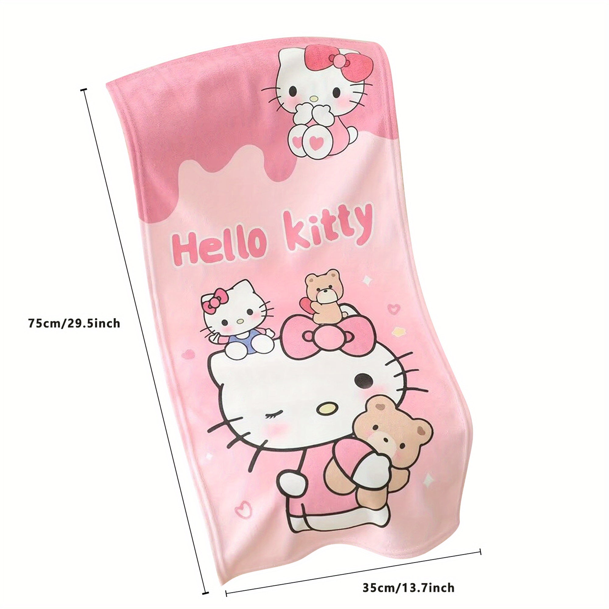 Sanrio for kuromi Bath Towels Super Absorbent Microfiber Hand Towels Soft Towels for Bathroom